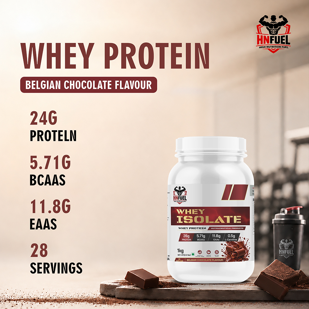 HN Fuel Isolate Belgian Chocolate nutrition panel