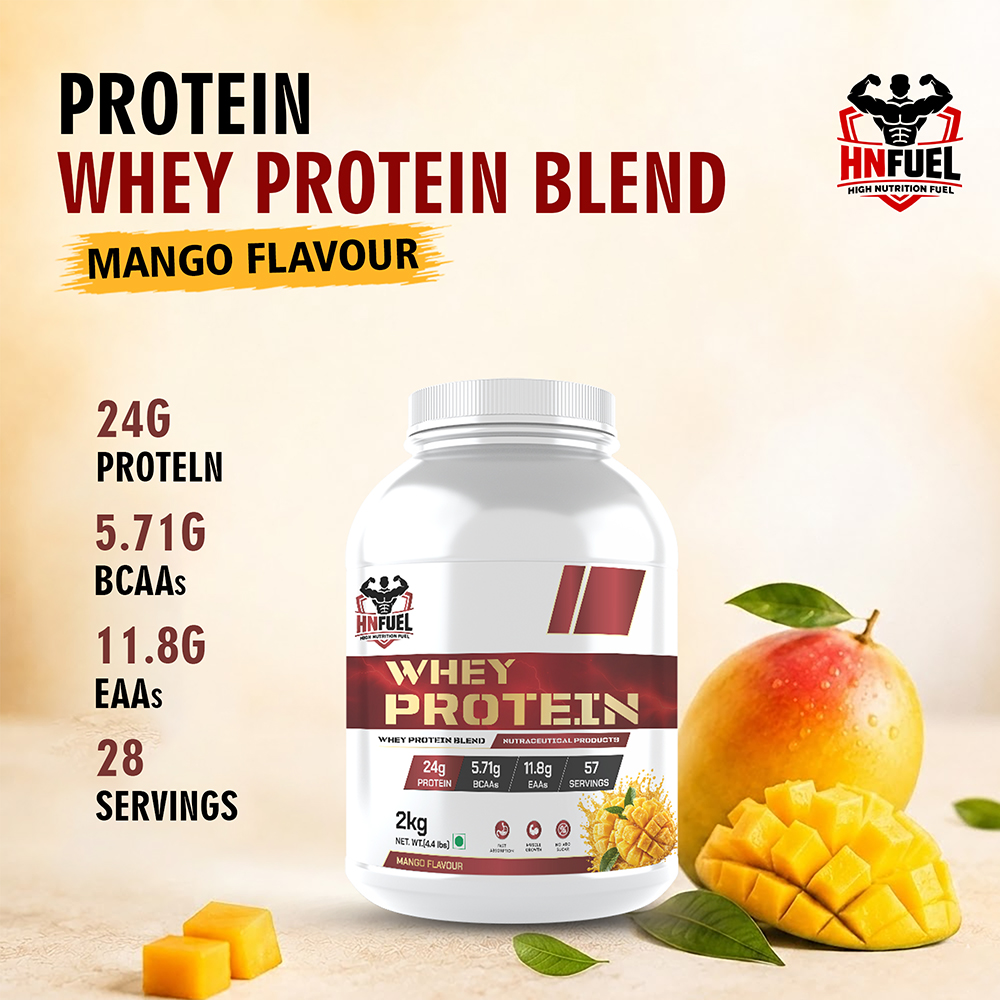 HN Fuel Whey Protein Mango nutrition panel